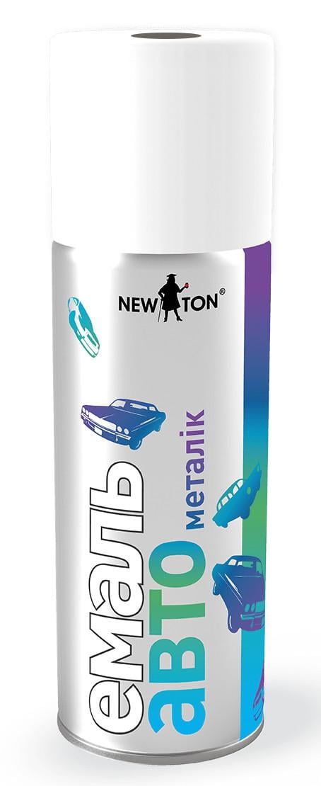 Автоэмаль с эффектом металлик New Ton 400 мл 95U Темно-серебристый Daewoo Автоэмаль с эффектом металлик New Ton 400 мл 95U Темно-серебристый Daewoo