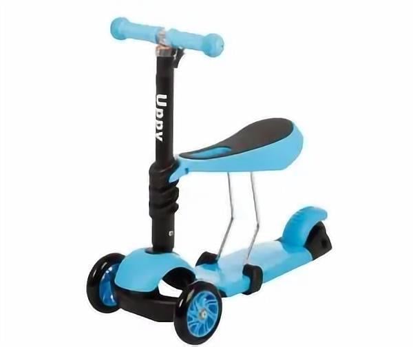 Самокат детский Best Scooter с сиденьем Голубой (32086563)