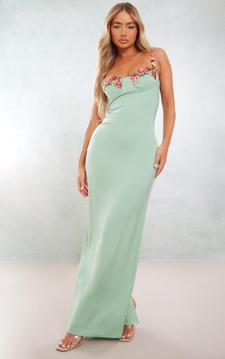 Платье Pretty Little Thing CNE2937 р. 38 Зеленый