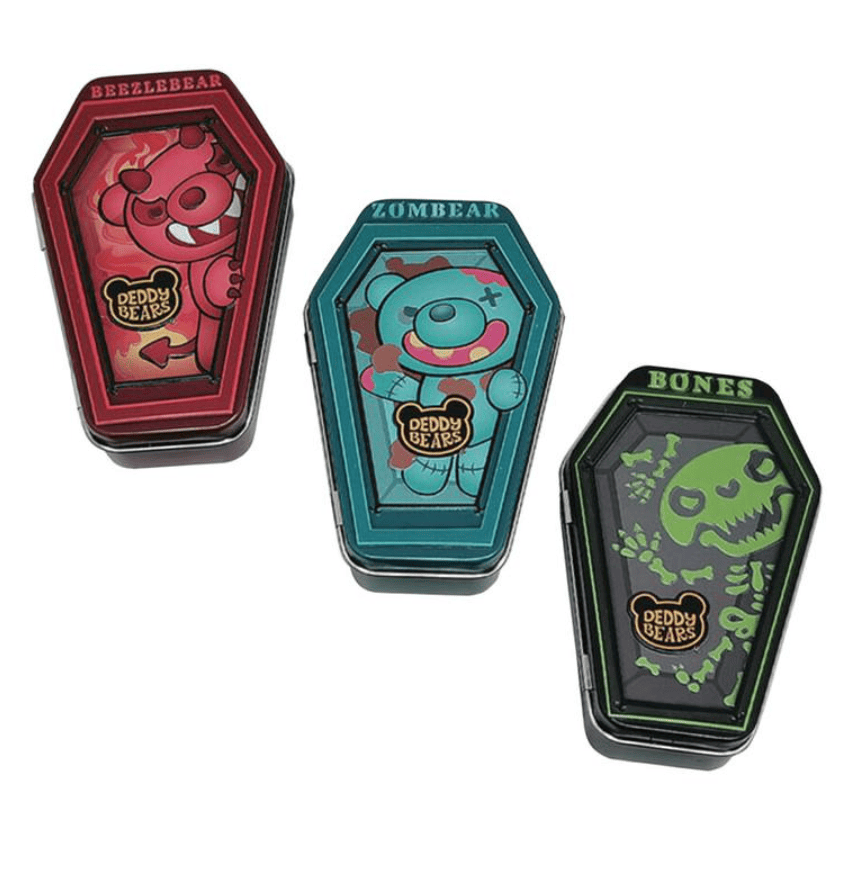 Конфеты кислые мишки Deddy Bears Dead Cute Sour Candy Bears Coffin Tin 35 г (2796032280)