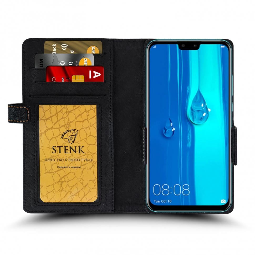 Чехол книжка Stenk Wallet для Huawei Y9 2019 Черный (64138) Чехол книжка Stenk Wallet для Huawei Y9 2019 Черный (64138)
