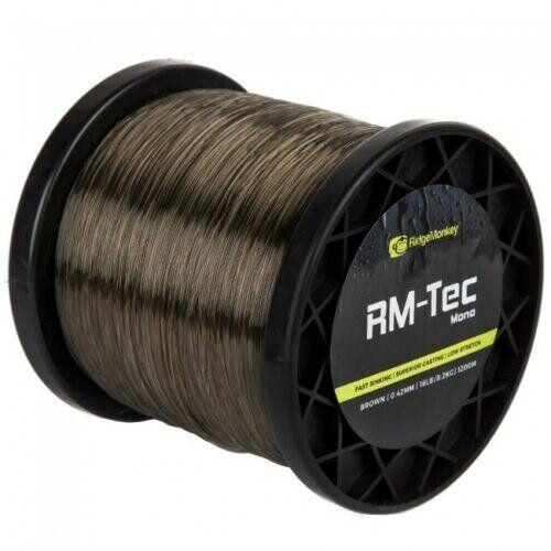 Леска RidgeMonkey RM-Tec Mono 1200 м 0,35 мм 12 Lb 5,4 кг Коричневый (1013-9168.02.12)