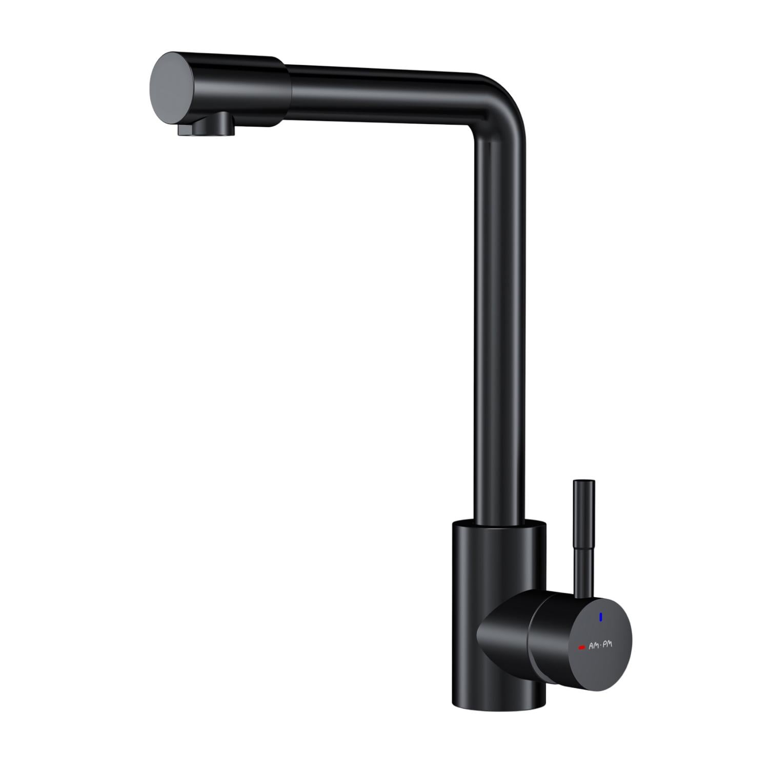 Смеситель для кухни AM.PM X-Joy S EcoStart с L-изливом Черный (F85B05022)