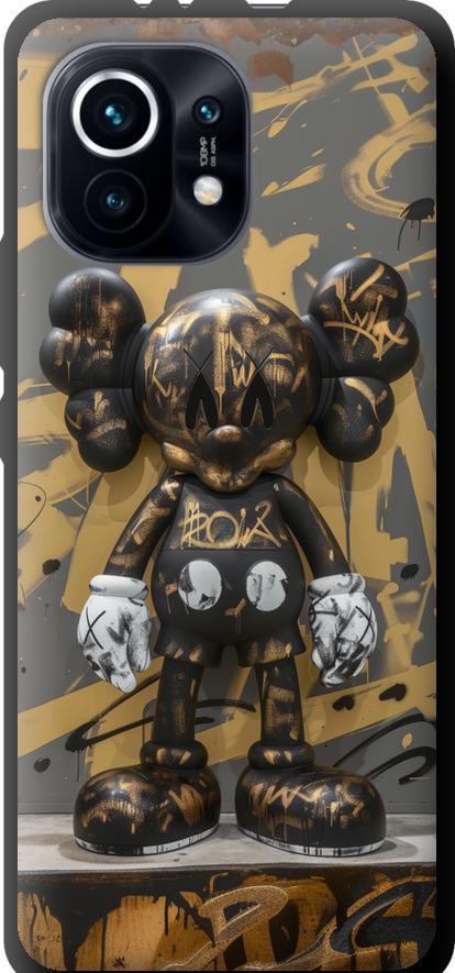 Чехол на Xiaomi Mi 11 Bronze kaws (6097b-2253-42517)