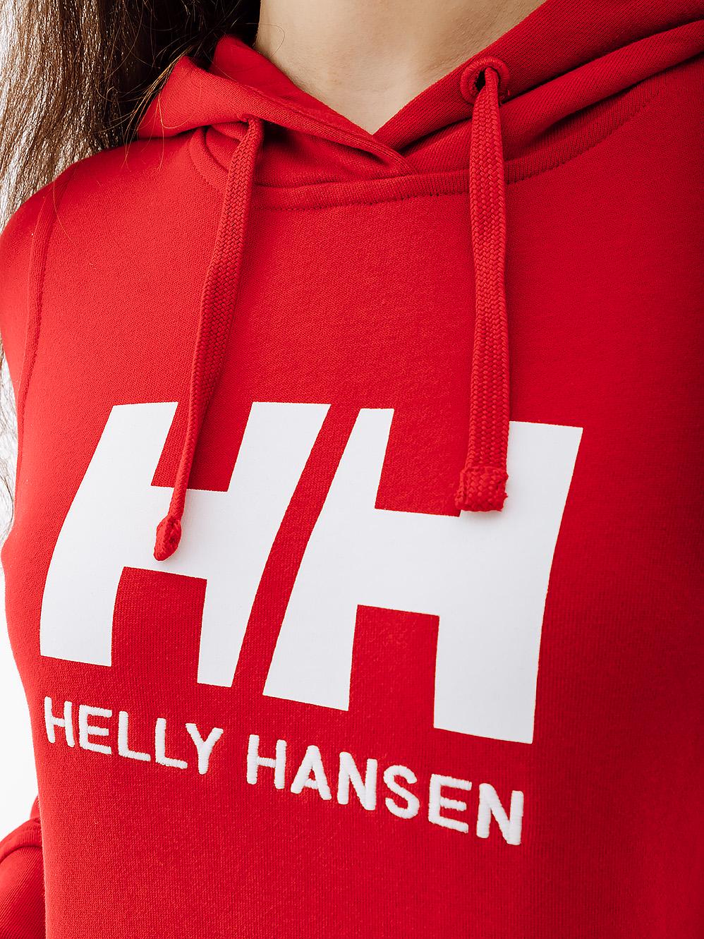 Худи женское Helly Hansen W HH LOGO HOODIE XS Красный (7d33978-162 XS) - фото 3 Худи женское Helly Hansen W HH LOGO HOODIE XS Красный (7d33978-162 XS) - фото 3