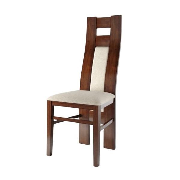 Стул кухонный Мікс Меблі Чарли Дерево/Ткань Luis 1 Орех/Бежевый