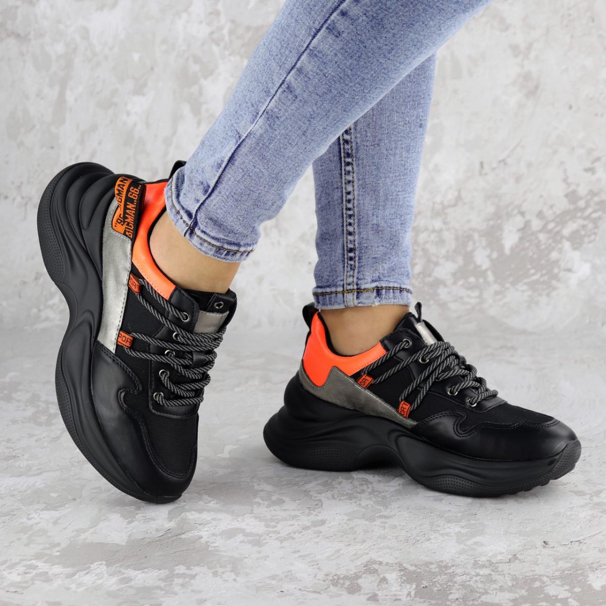 Кроссовки женские Fashion р. 38 24 см Черный (2151)