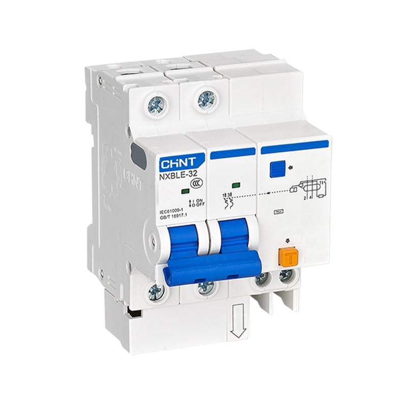 Дифференциальный выключатель CHINT NXBLE-32 2P 10A 300мА B тип АС (819625)