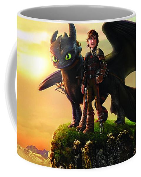 Чашка How to train your dragon Закат Белый (CP 03.470)