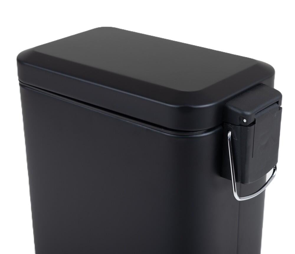Мусорное ведро Zerix Sansa-TC0105 с плавным закрытием прямоугольное 5 л Черный (ZX5894) - фото 6 Мусорное ведро Zerix Sansa-TC0105 с плавным закрытием прямоугольное 5 л Черный (ZX5894) - фото 6