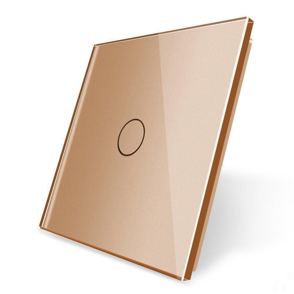 Сенсорный пульт Livolo стеклянный Золотой (VL-RMT-C701-13) Сенсорный пульт Livolo стеклянный Золотой (VL-RMT-C701-13)