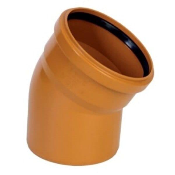 Коліно зовнішньої каналізації Magnaplast KGB 160 мм 15° (22100)