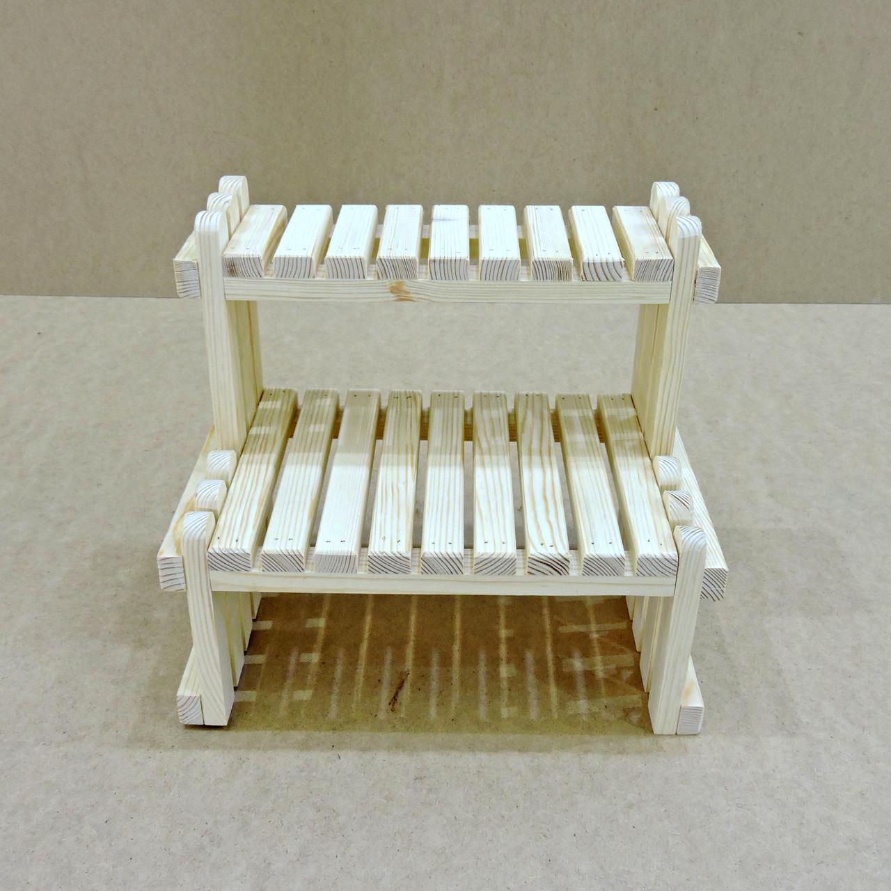 Подставка для цветов из дерева Пальма 40 см Бланже (ЦВП-400801)