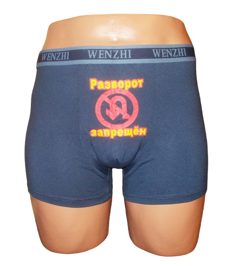 Трусы мужские Wenzhi 5811 4XL Синий