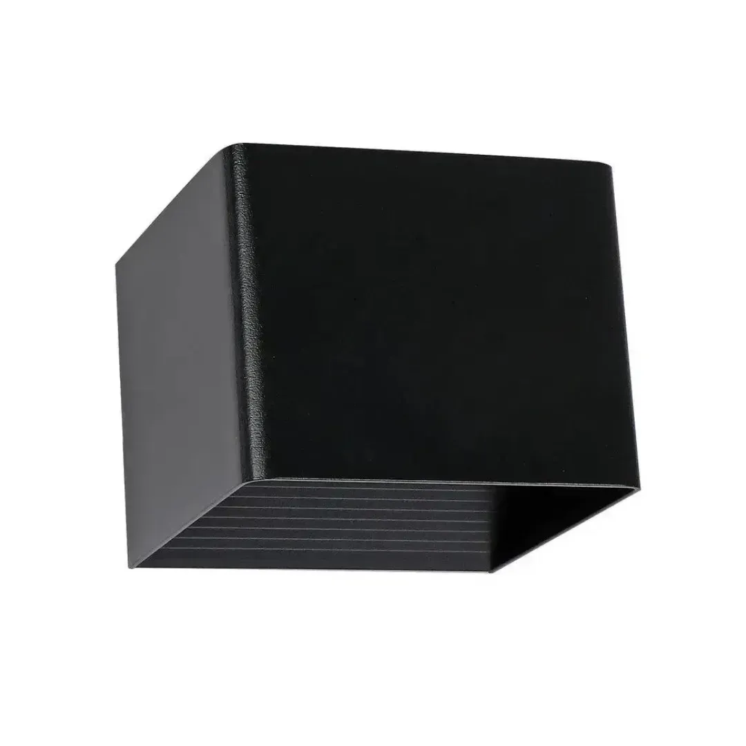 Настенное LED-бра Valeso прямоугольник 3000K IP20 G ph092 BK 5W Черный (28689768)