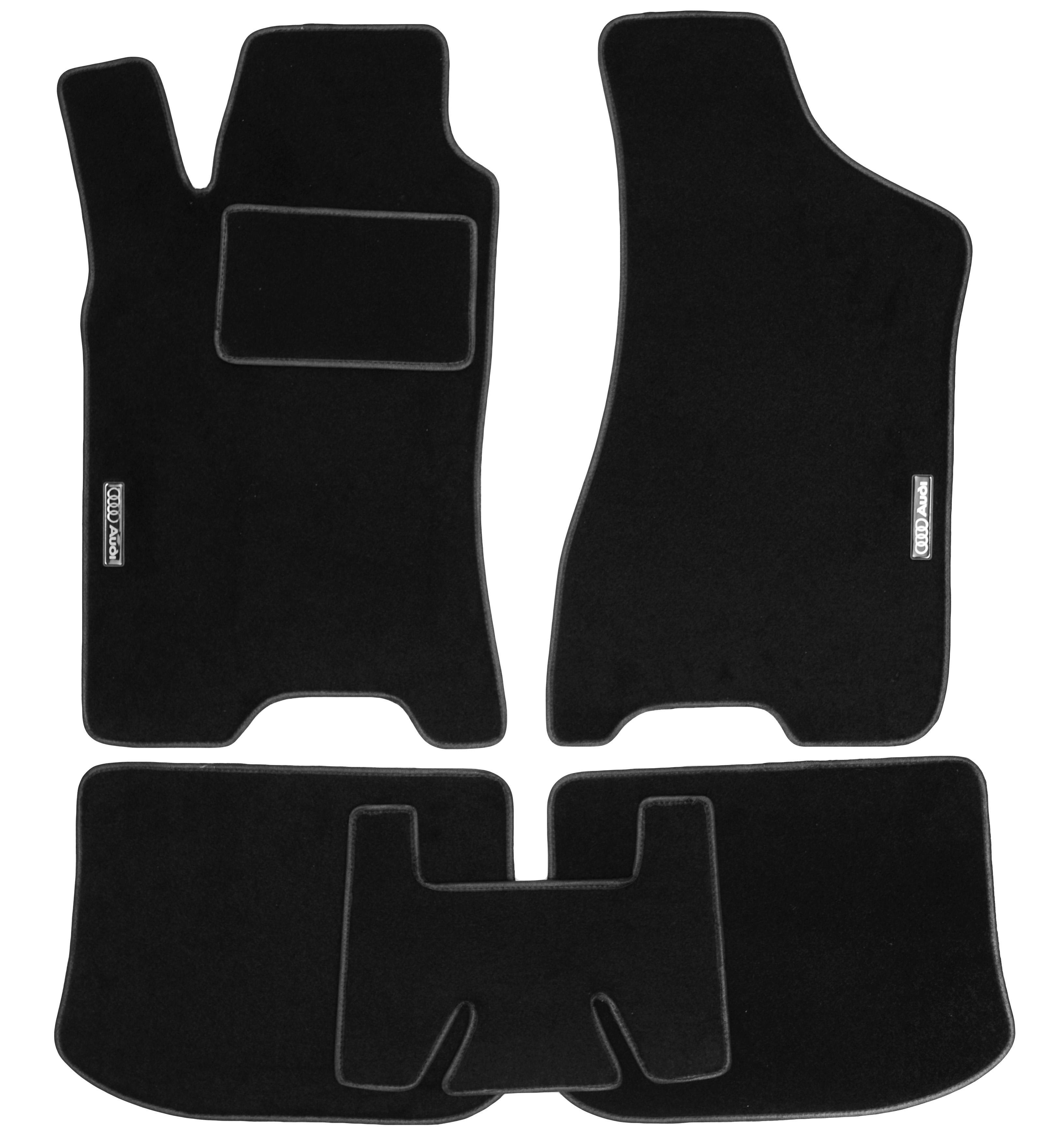 Коврики в салон для Audi 80 '86-94 текстильные Черный  (99016)