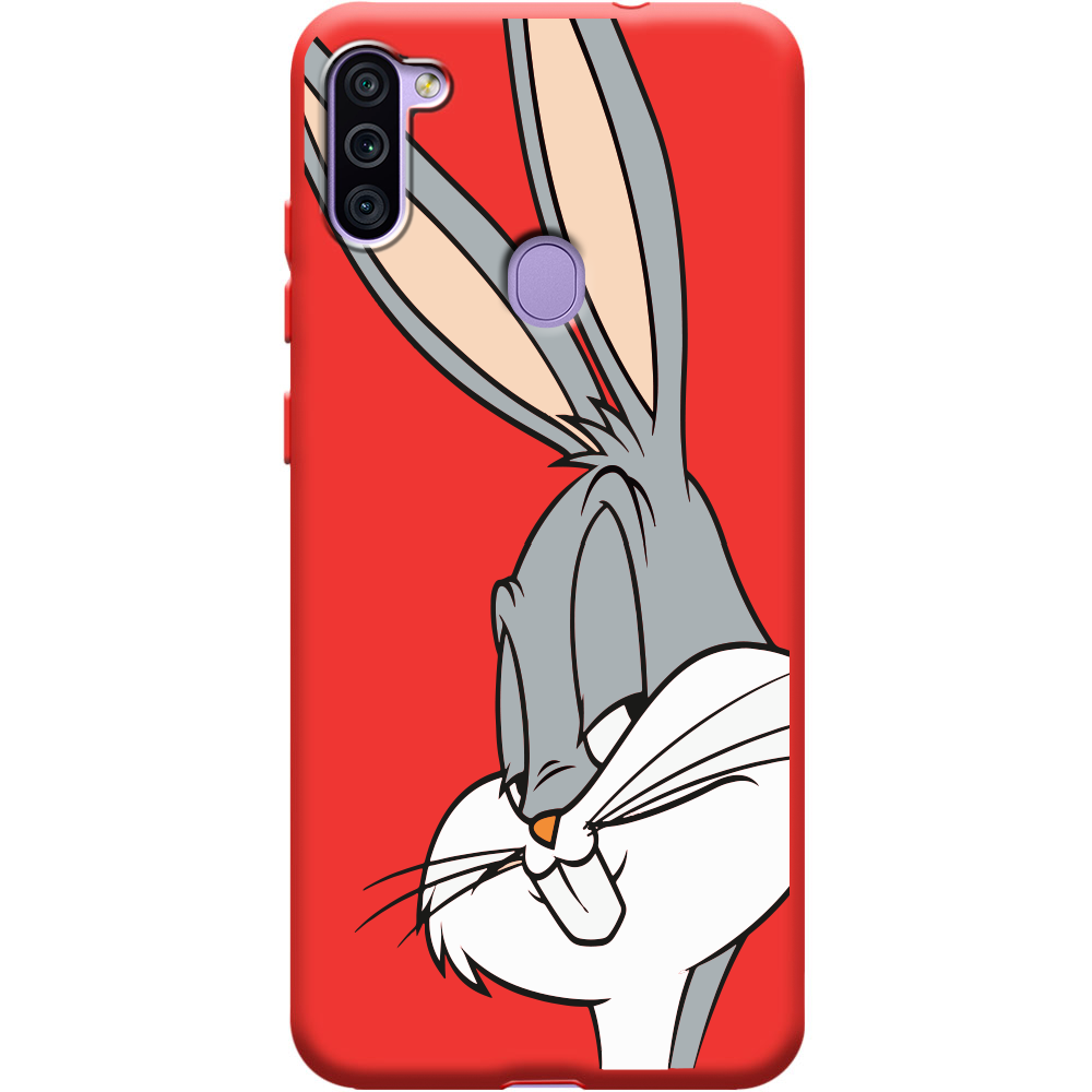 Чехол Boxface Samsung A115 Galaxy A11 Lucky Rabbit Красный силикон (39628-bk81-40327)