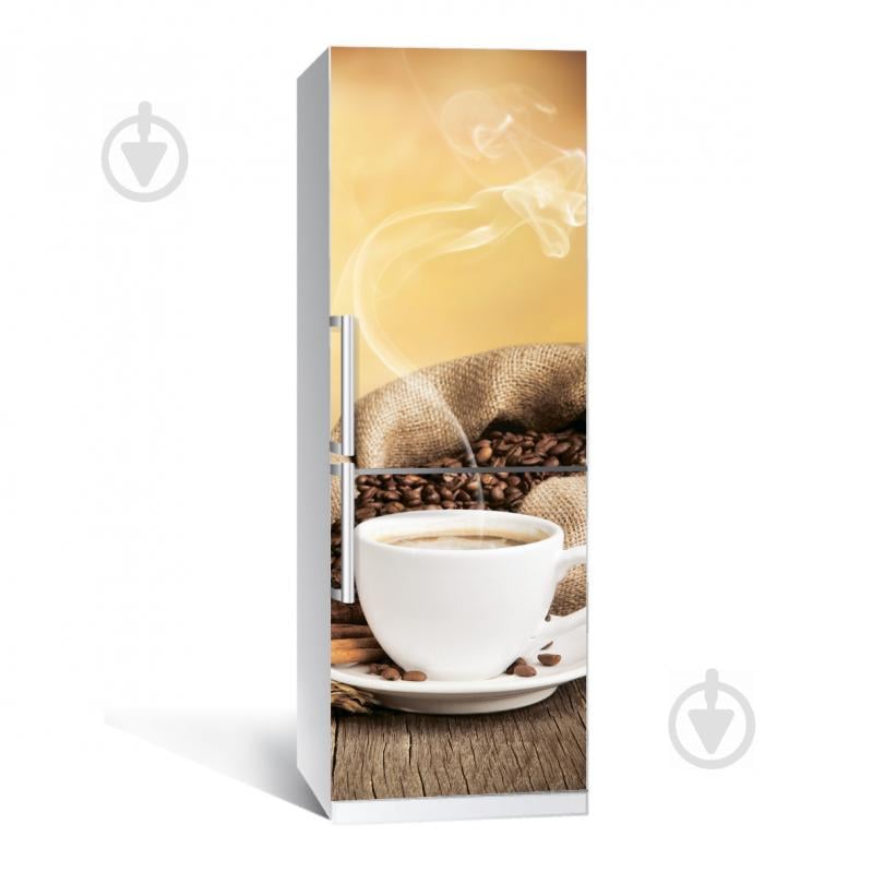 Наклейка на холодильник Zatarga Кава 02 650х2000 мм Коричнева (Z180056)