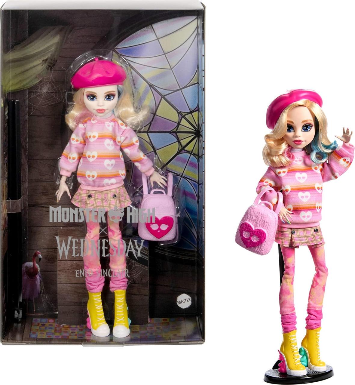 Кукла коллекционная Monster High X Wednesday Enid Sinclair Mattel (HXJ05)