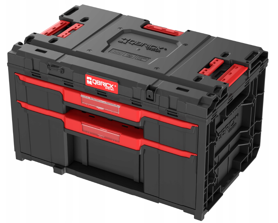 Ящик для инструмента Qbrick System ONE Drawer 2 Plus Toolbox 2,0 модульный с выдвижными полками 587x380x340 мм