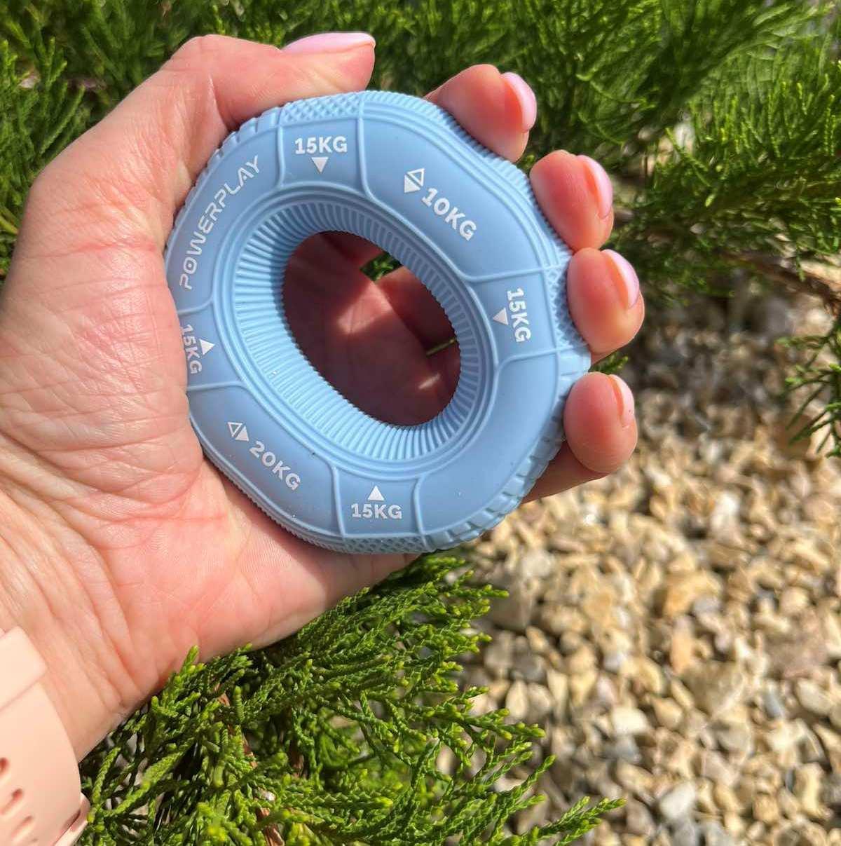 Эспандер кистевой силиконовый PowerPlay PP-4331 Hand Grip Light 10-15-20 кг Голубой (A-013226) - фото 4 Эспандер кистевой силиконовый PowerPlay PP-4331 Hand Grip Light 10-15-20 кг Голубой (A-013226) - фото 4