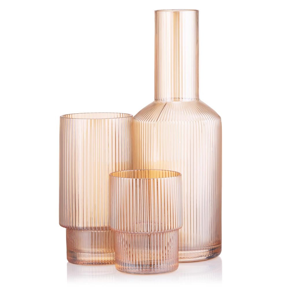 Набір склянок високих Ardesto AR2638GG 380 мл 2 шт. Золотистий (123507) - фото 5 Набір склянок високих Ardesto AR2638GG 380 мл 2 шт. Золотистий (123507) - фото 5