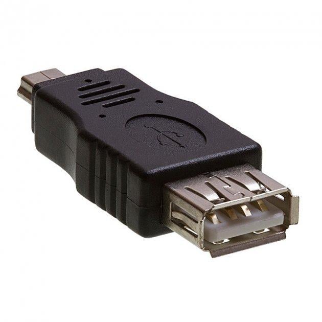 Переходник OTG SUNROZ USB 2.0 Female-Mini USB Male (A48414)
