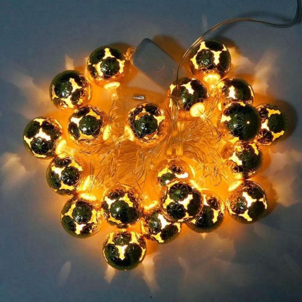 Гирлянда Сфера LED 20 Золотой (1-122)
