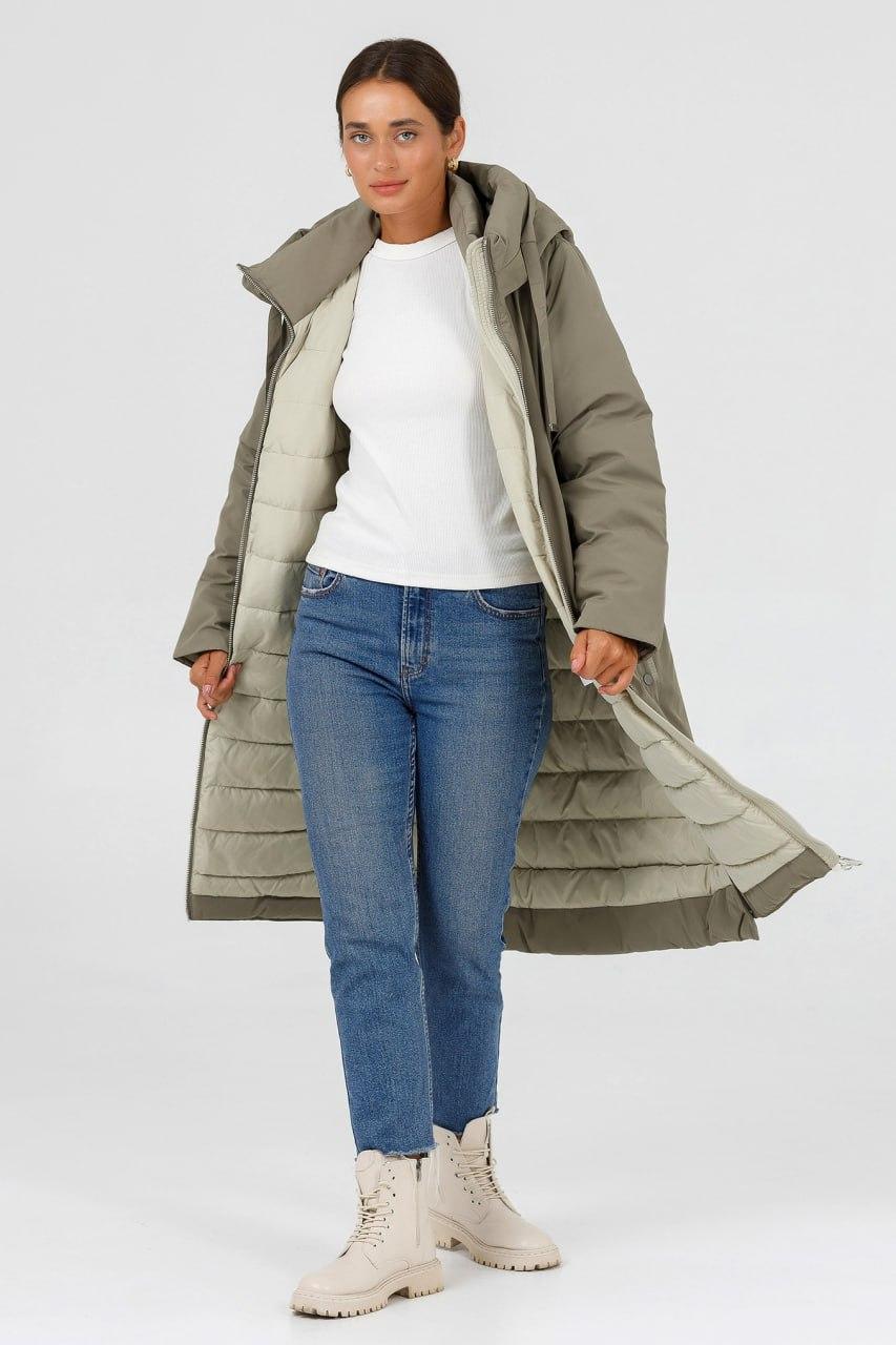 Парка зимняя молодежная Snow Owl р. 48 Оливковый (13332s\48) - фото 2