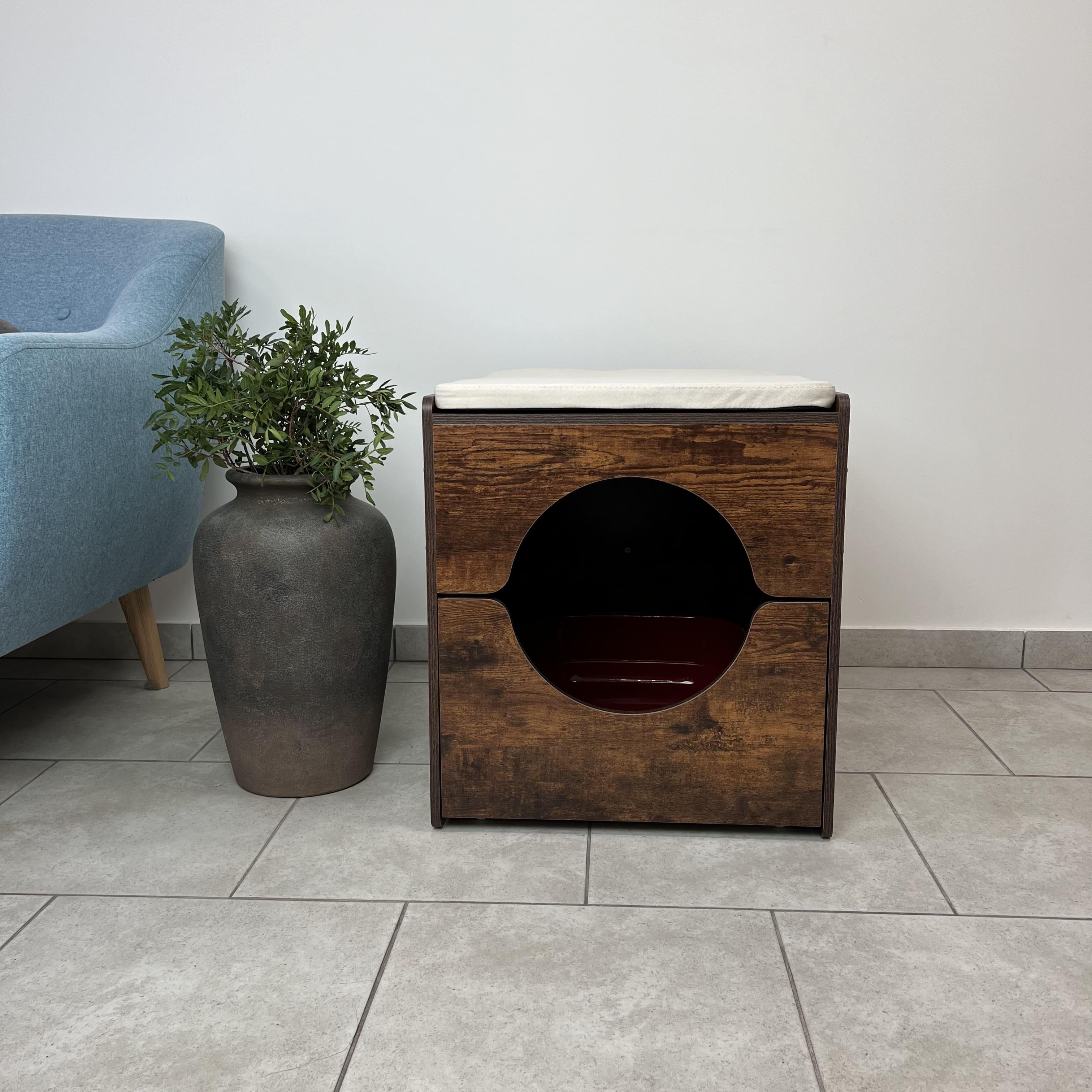 Туалет закритий для тварин Luminaria 59,8х50х55 см (22889012) - фото 4 Туалет закритий для тварин Luminaria 59,8х50х55 см (22889012) - фото 4