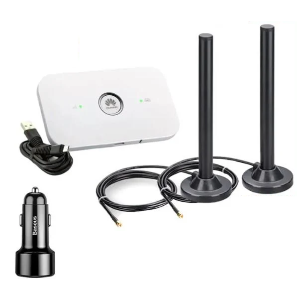 Автомобильный комплект интернета с роутером ANTENITI E5573 Wi-Fi 4G и автомобильная антенна GERC 2000 10 дБ (2312063041)