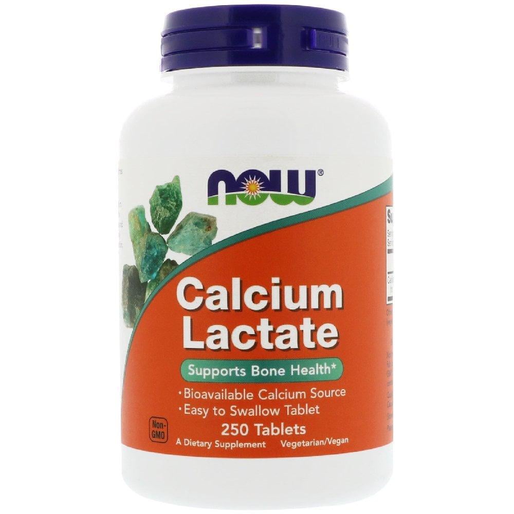 Кальцій NOW Calcium Lactate 250 таблеток