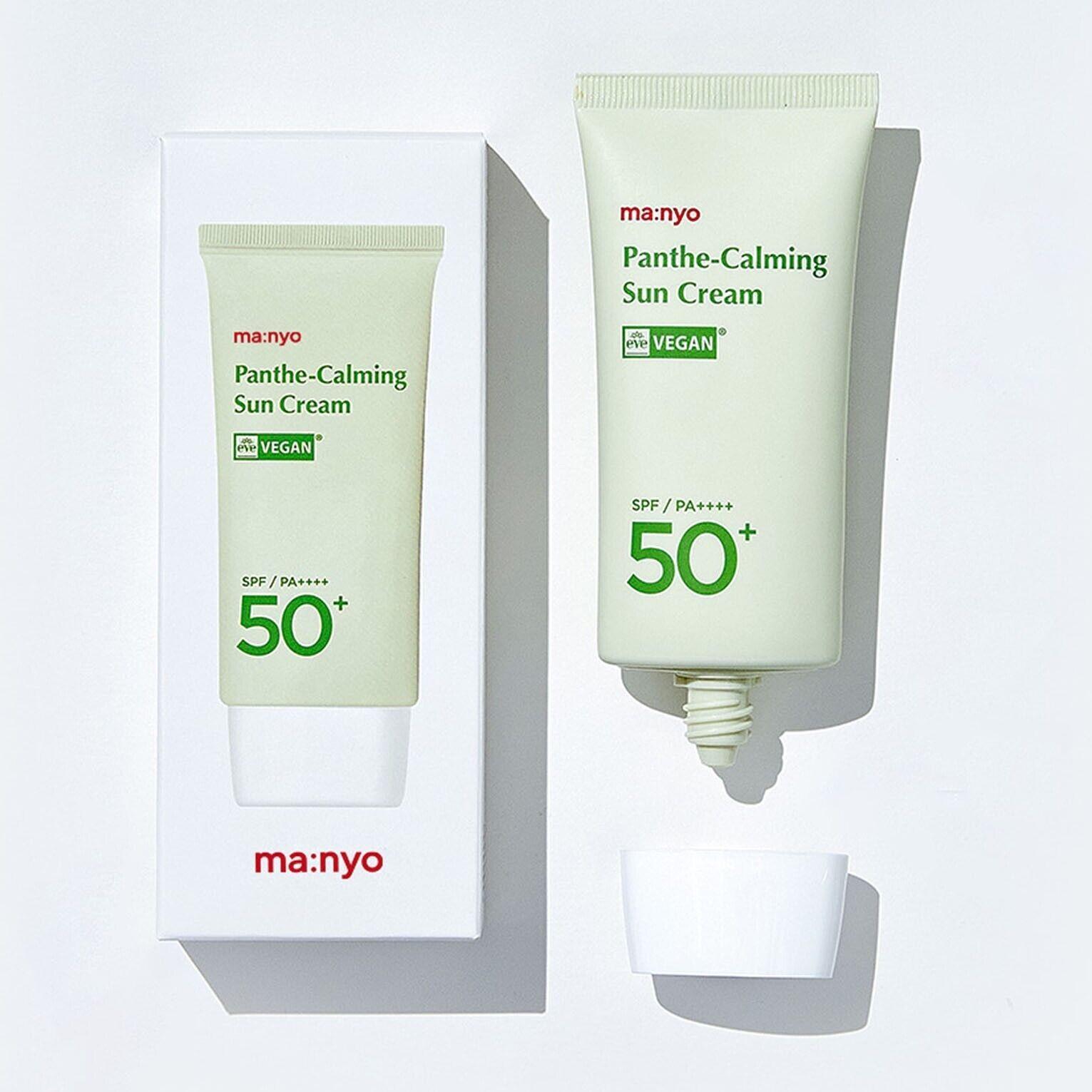 Крем солнцезащитный с пантенолом Manyo Factory Panthe Calming Sun Cream SPF/PA++++ 50+ 50 мл (8809730955619) Крем солнцезащитный с пантенолом Manyo Factory Panthe Calming Sun Cream SPF/PA++++ 50+ 50 мл (8809730955619)