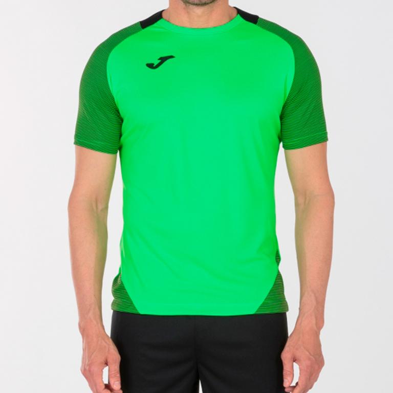 Футболка Joma 101508.021 Essential Ii T-Shirt L Fluor Green/Black (8424309052126)