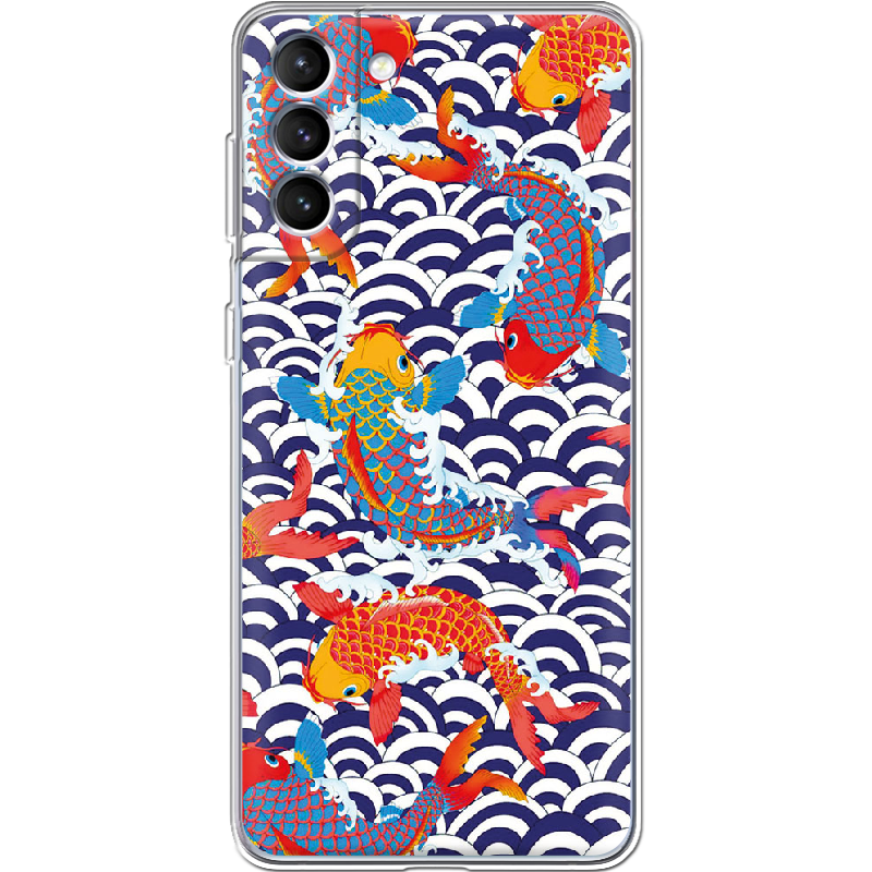 Чехол BoxFace Samsung G996 Galaxy S21 Plus Koi Fish Прозрачный силикон (41718-up2477-41718)