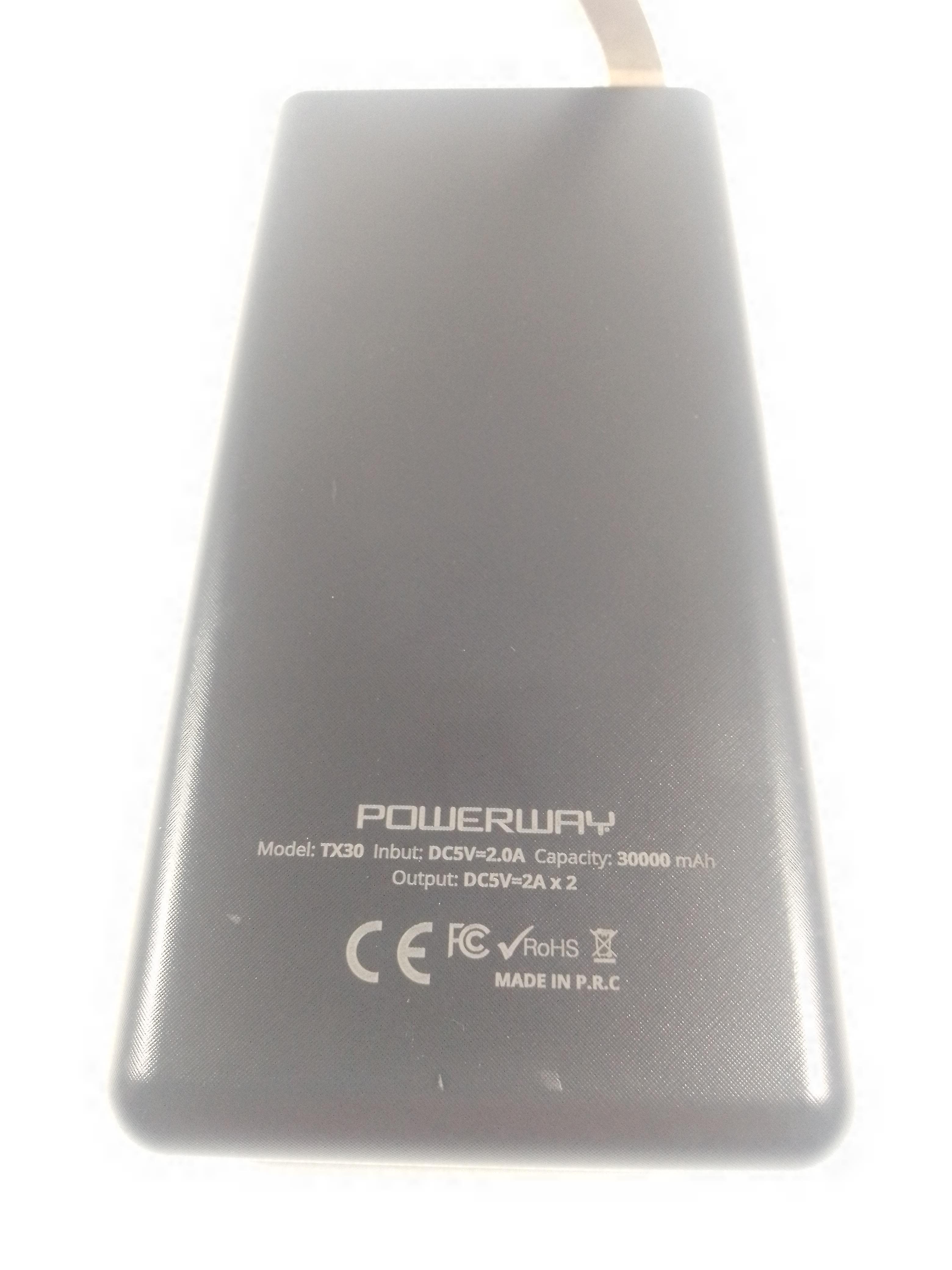 Повебанк Powerway TX30 30000 mAh Black - фото 6