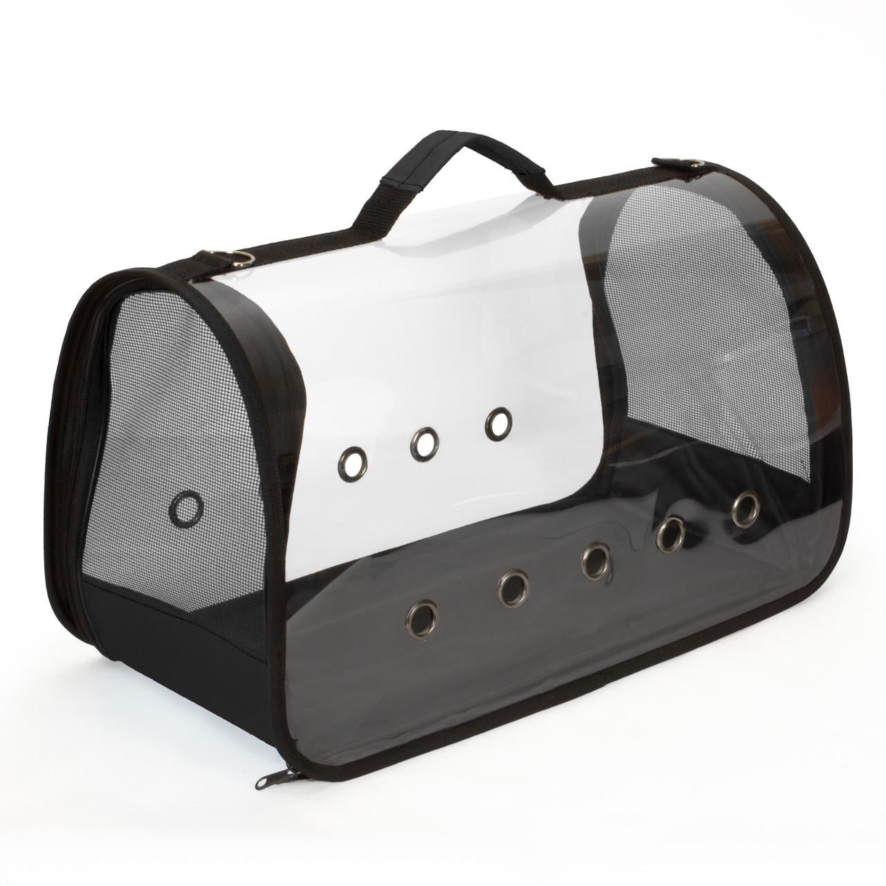 Сумка для переноски домашних питомцев CosmoPet CP-10L 50x25x27 см White/Black (3_06096) Сумка для переноски домашних питомцев CosmoPet CP-10L 50x25x27 см White/Black (3_06096)