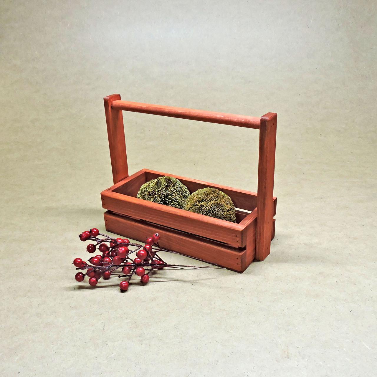 Корзинка подарочная из дерева Карнаби Коралл (ПДК-000203) Корзинка подарочная из дерева Карнаби Коралл (ПДК-000203)