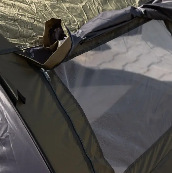 Палатка Pop-Up двухместная с автоматическим каркасом 245х145х100 см Зеленый - фото 11