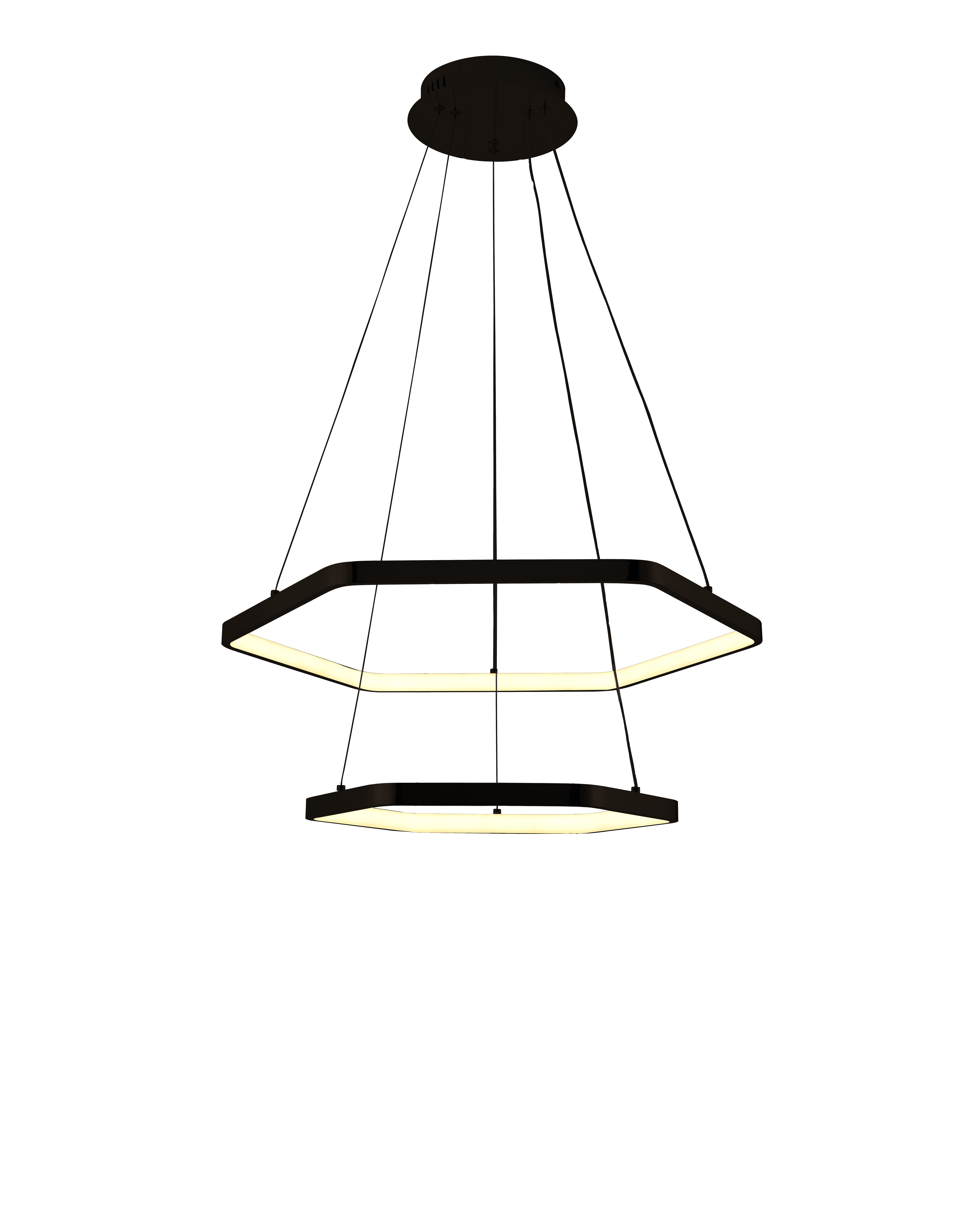 Люстра подвесная светодиодная Sirius LCD3025 BK Черный