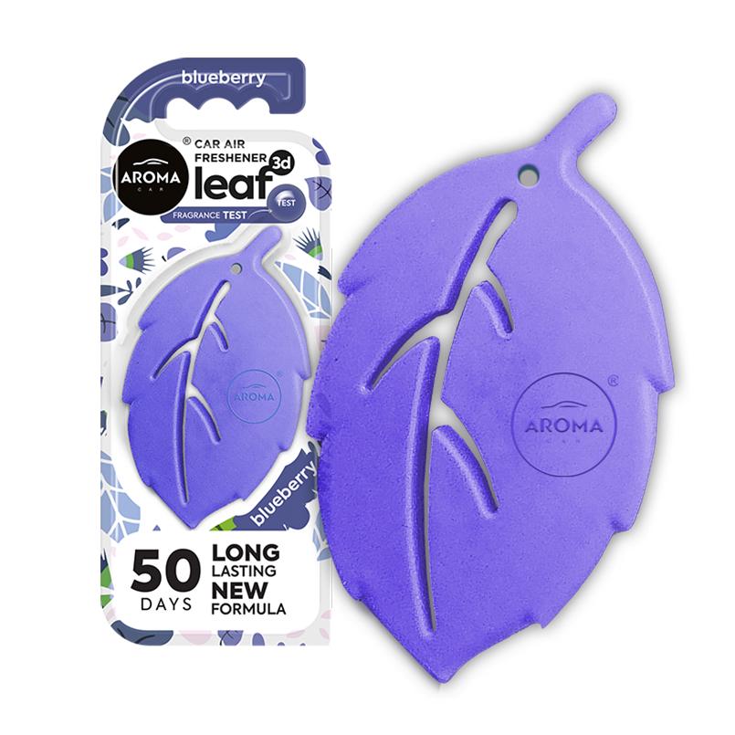 Ароматизатор Aroma Car Leaf 3D - Blueberry сухой