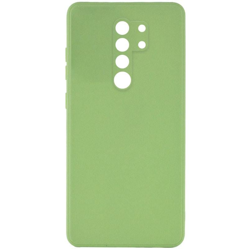 Противоударный силиконовый чехол Candy Full Camera для Xiaomi Redmi Note 8 Pro Фисташковый