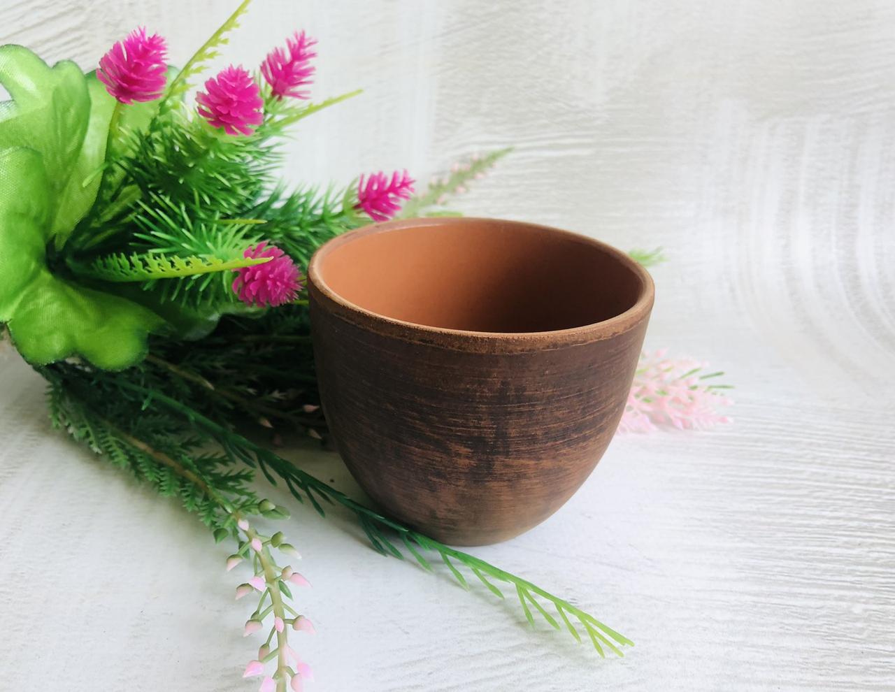 Молочный стакан из глины с глазурью 180 мл (1064558937) Молочный стакан из глины с глазурью 180 мл (1064558937)