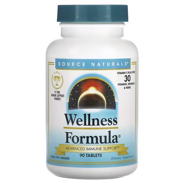 Добавка Source Naturals Wellness Formula 90 таблеток