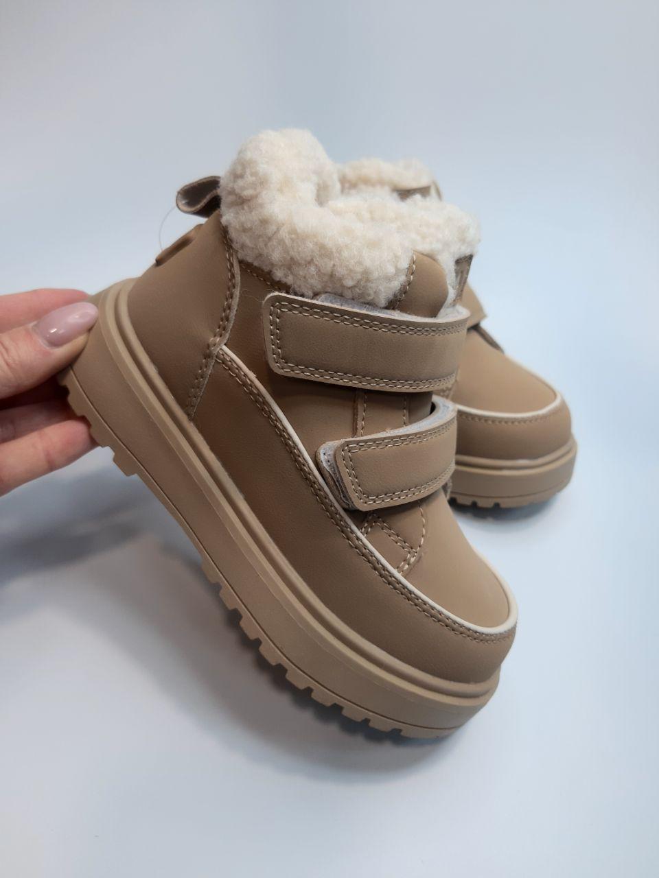 Ботинки зимние TOM.M для девочки р. 29 18,9 см Бежевый (11744 С) - фото 2 Ботинки зимние TOM.M для девочки р. 29 18,9 см Бежевый (11744 С) - фото 2