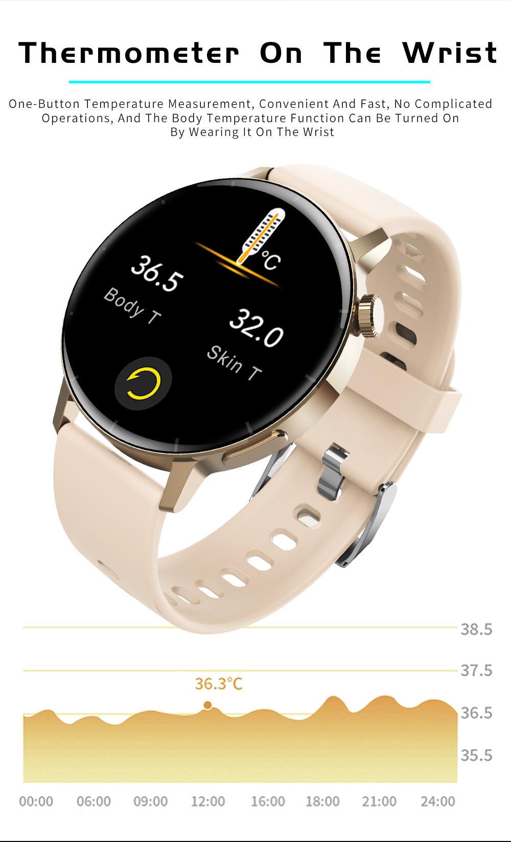 Смарт-годинник LEMFO F22R дзвінки/тонометр/пульсоксиметр/ температура тіла - фото 3