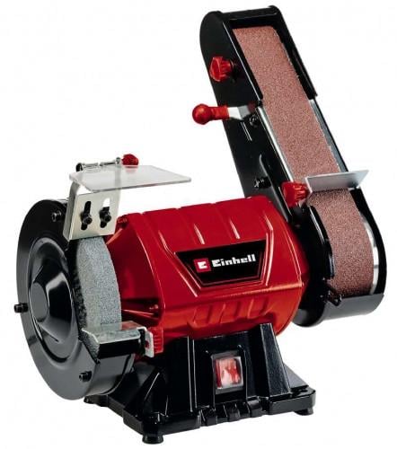 Точило ленточное Einhell TC-US 350 2415714611 с шлифовальным диском и лентой 350 Вт