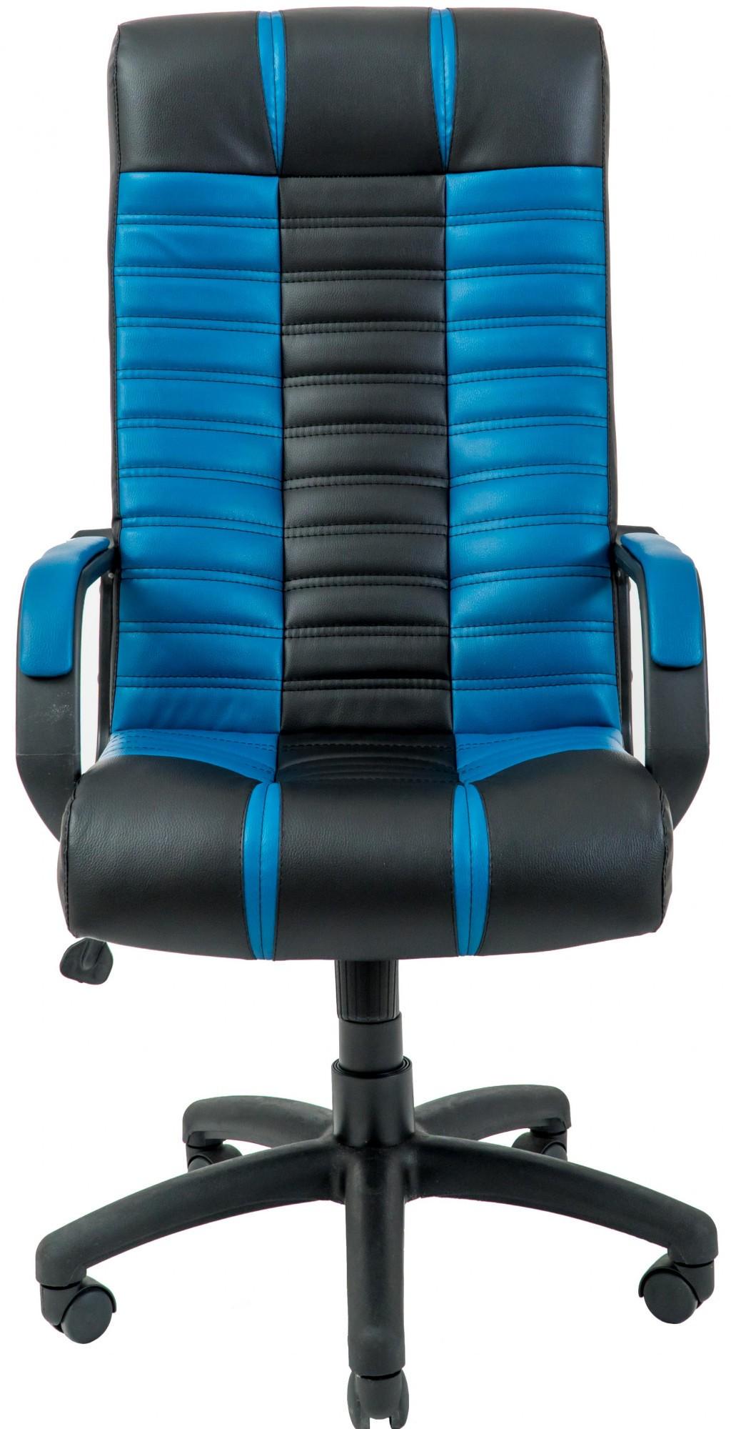 Крісло офісне комп'ютерне Atlant Fly 2230-2227 Підлокітник Річ Пластик М3 MultiBlock Чорно-синій - фото 2