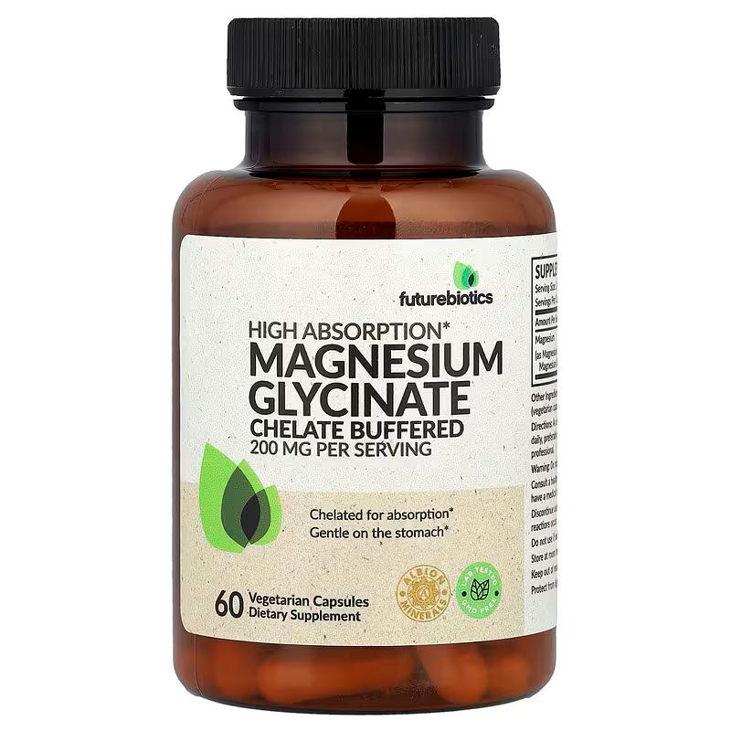 Глицинат магния Futurebiotics Magnesium Glycinate 60 кап.