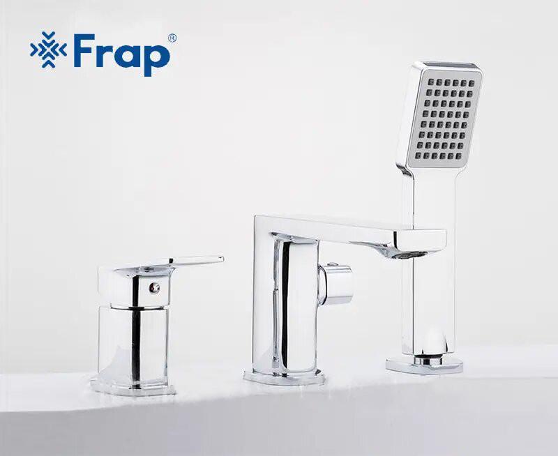 Змішувач для ванни на борт Frap H61 F1161 Хром - фото 3 Змішувач для ванни на борт Frap H61 F1161 Хром - фото 3